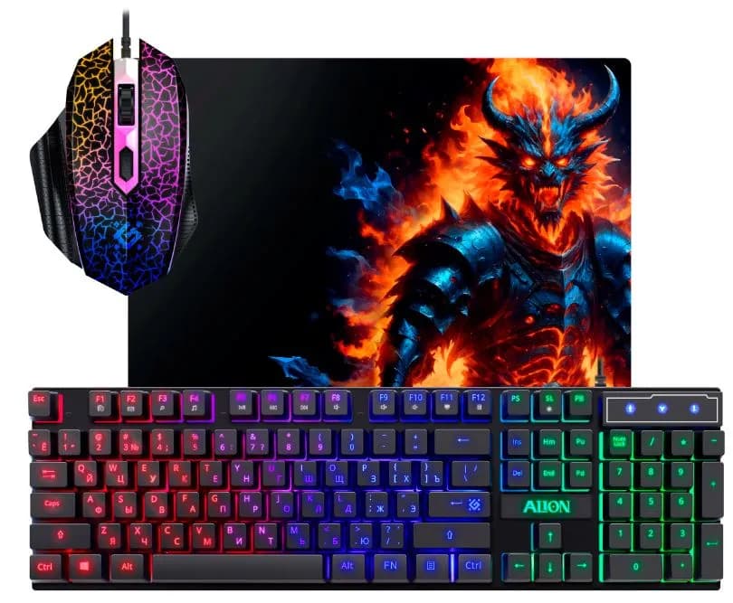 Комплект игровой Defender Alion GS-987 RU черный