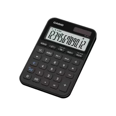 Калькулятор настольный CASIO MS-20YC-BK-W-EP черный