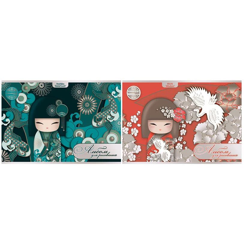 Альбом для рисования, 40л, проклееный, Kimmidoll, Академия Групп