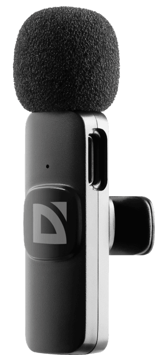 Микрофон петличный Defender Talky-137 wrls черный