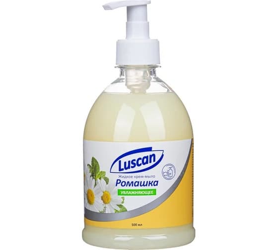 Мыло жидкое Luscan ромашка, с дозатором, 500мл