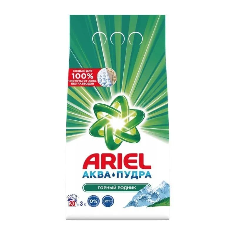 Ariel Порошок стиральный «Горный родник 3 кг