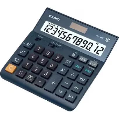 Калькулятор настольный CASIO DH-12ET-W-EP