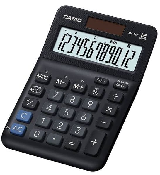 Калькулятор настольный CASIO MS-20F-WA-EP