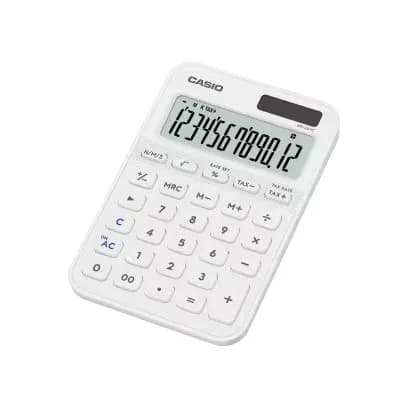 Калькулятор настольный CASIO MS-20YC-WE-W-EP белый