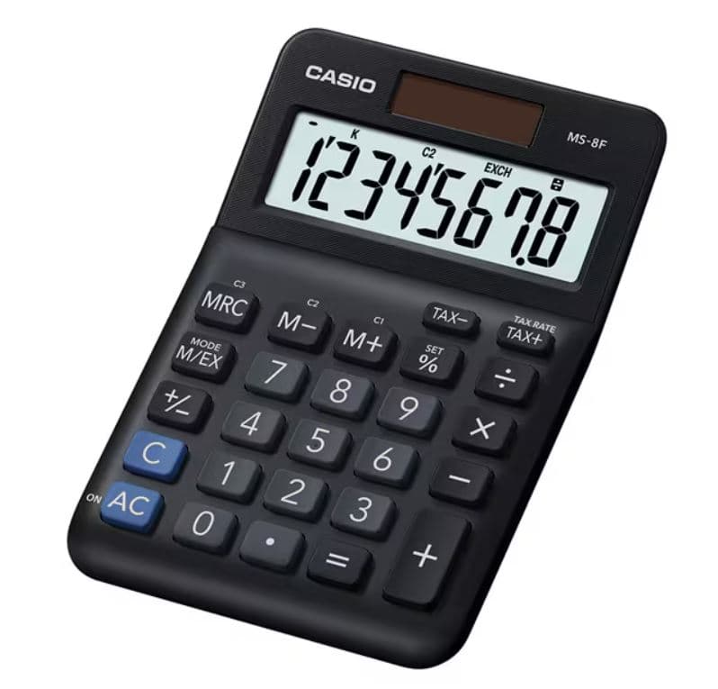 Калькулятор настольный CASIO MS-8F-WA-EP