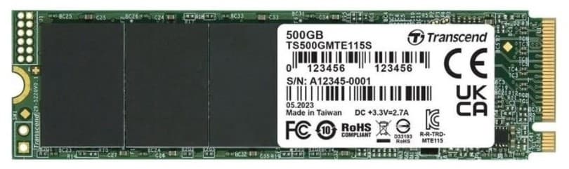 Жесткий диск SSD 500GB Transcend TS500GMTE115S