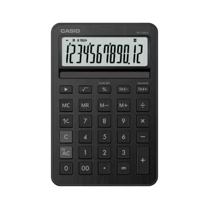 Калькулятор настольный CASIO MS-200DQ-BK-W-EP черный