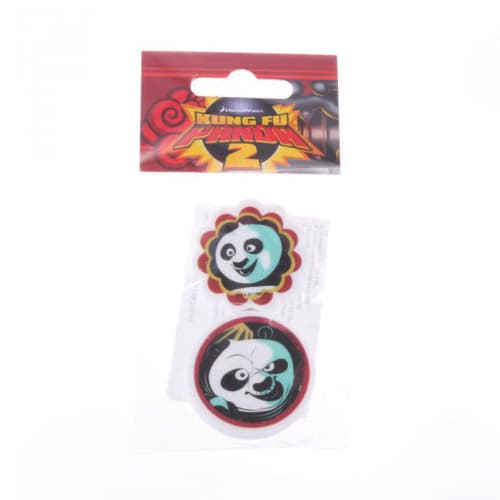 Ластик, каучуковый, 2 шт. KungFu Panda, Академия Групп