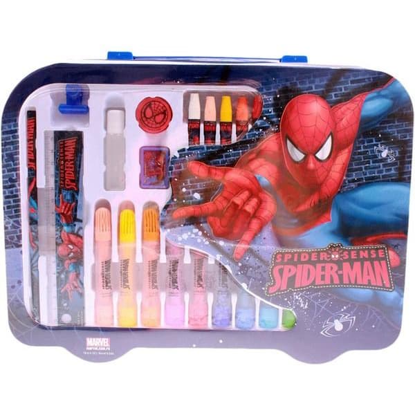 Набор для творчества. (30 предметов). Размер 25333см, Spider man, Академия Групп
