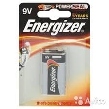 Батарейки Energizer 9V6LR61.Крона