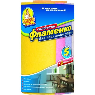 Салфетки  дуборки  Фрекен Бок Фламенко 5+1шт (18203590)
