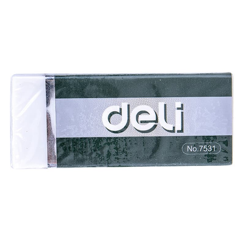 Ластик 58х24х12 белый DELI