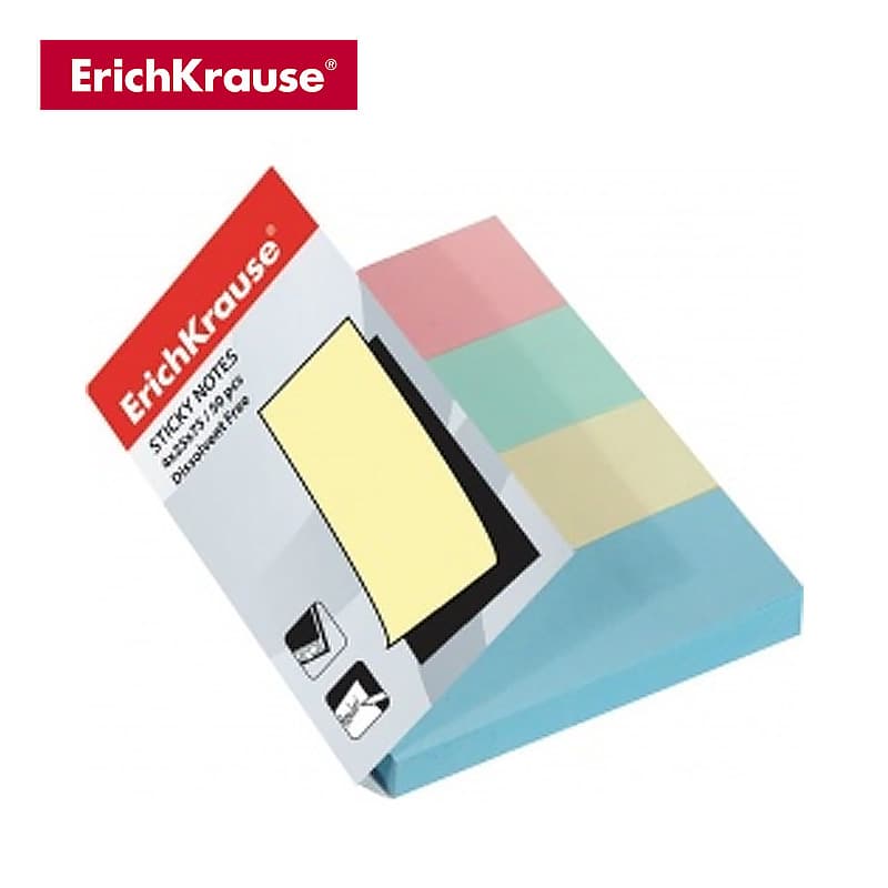 Постики-флажки с клеевым краем, 4х25х75, ассорти, ERICH KRAUSE