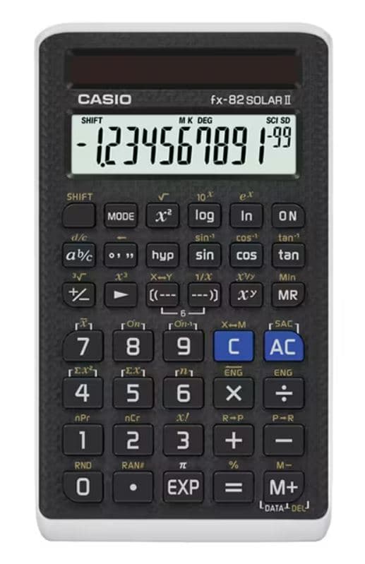 Калькулятор научный CASIO FX-82SOLARII-W-ETV