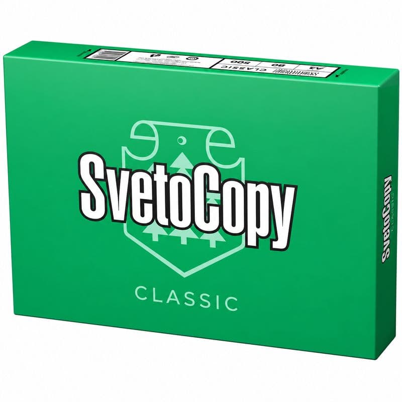 Бумага SvetoCopy, A3, 80гм2, 500л., КЛАСС С БЕЛИЗНА 146%, Светогорский ЦБК