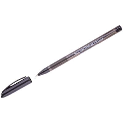 Ручка шариковая, черная, 0,7 мм, масляная, FOCUS ICY . 50 шт упаковка,LUXOR