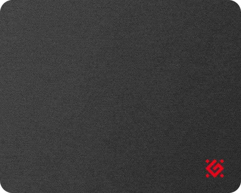 Коврик для мышки Defender Black One gaming 20х25см, ткань и резина