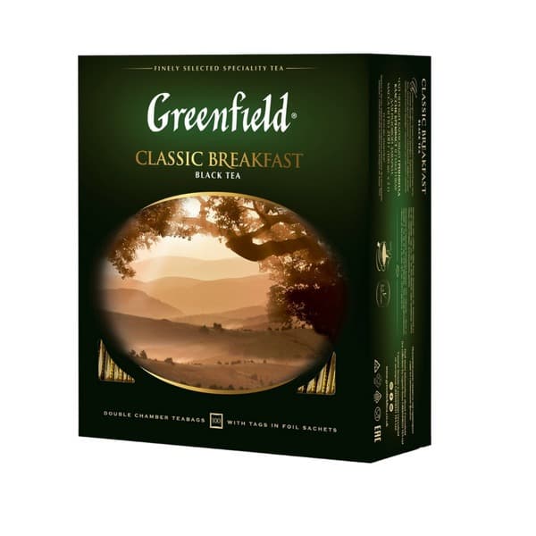 Чай черный Gf Classic Breakfast индийский, 100х2г