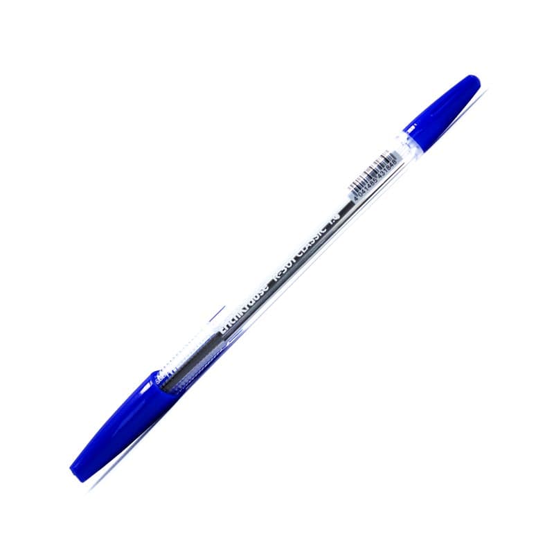 Ручка шариковая, синяя, 1,0мм, прозр. корпус., R-301 CLASSIC Stick. ERICH KRAUSE