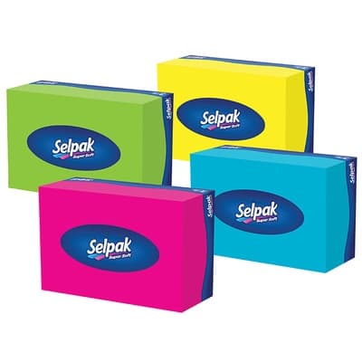 Салфетки мини в коробке SELPAK в коробке 70шт (9631033)