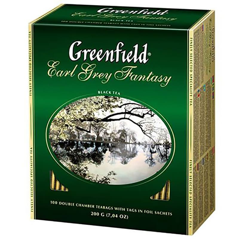 Чай Greenfield Earl Grey Fantasy 100пак.