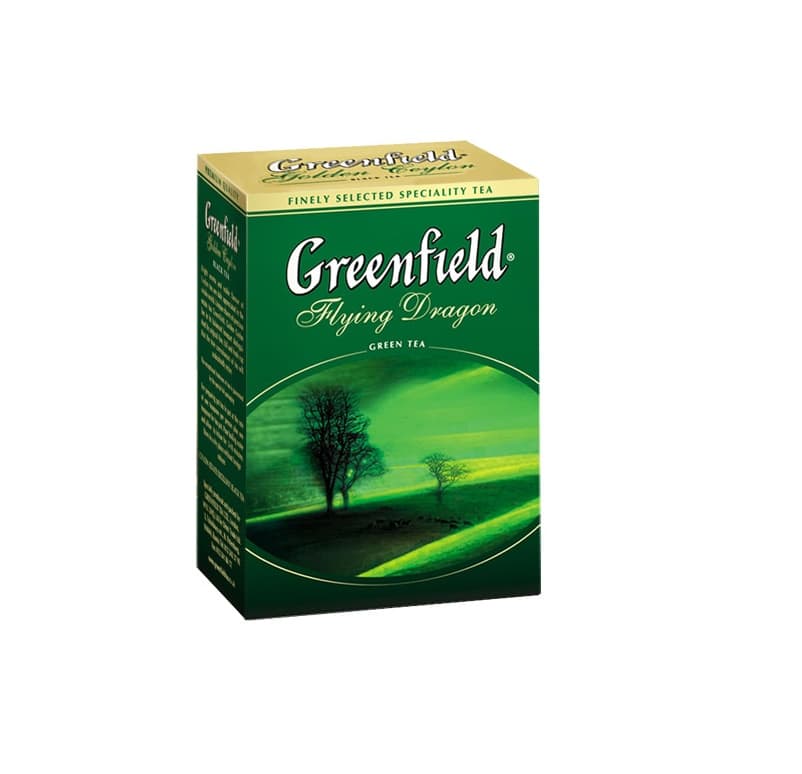 Чай Greenfield Flyin Dragon 100пак зеленый