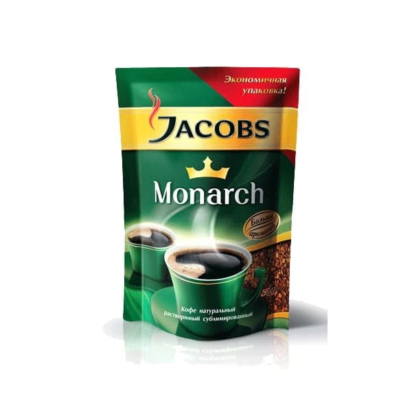 Кофе Jacobs Monarch. Мягкая упаковка 190гр