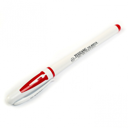 Ручка гелевая 0.5мм ,цвет чернил красная YUGUANG