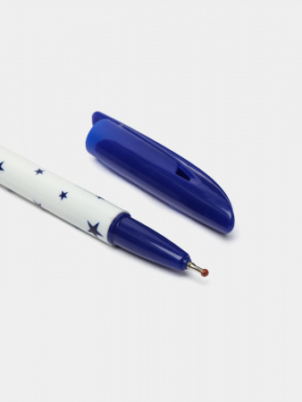 Ручка шариковая, синяя, 0,7 мм, масляная, GIGIS 7 STAR, Индия-02