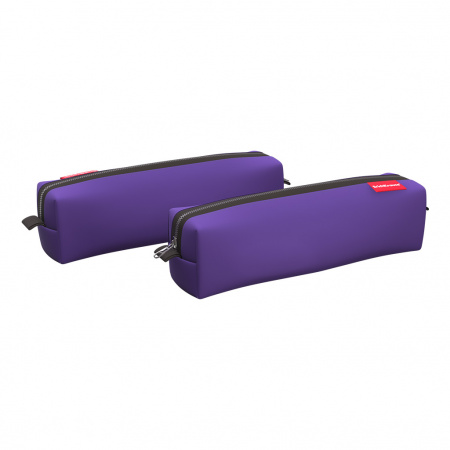 Пенал квадро mini ErichKrause® 210x50x50мм Purple