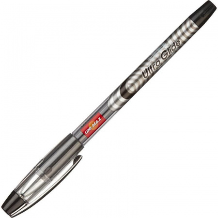 Ручка шариковая, черный  0,7 мм, масляная, ULTRA GLIDE-UNI MAX