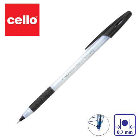 Ручка шариковая, чёрная, 0,7 мм, масляная, ECOGRIP CLASSIC